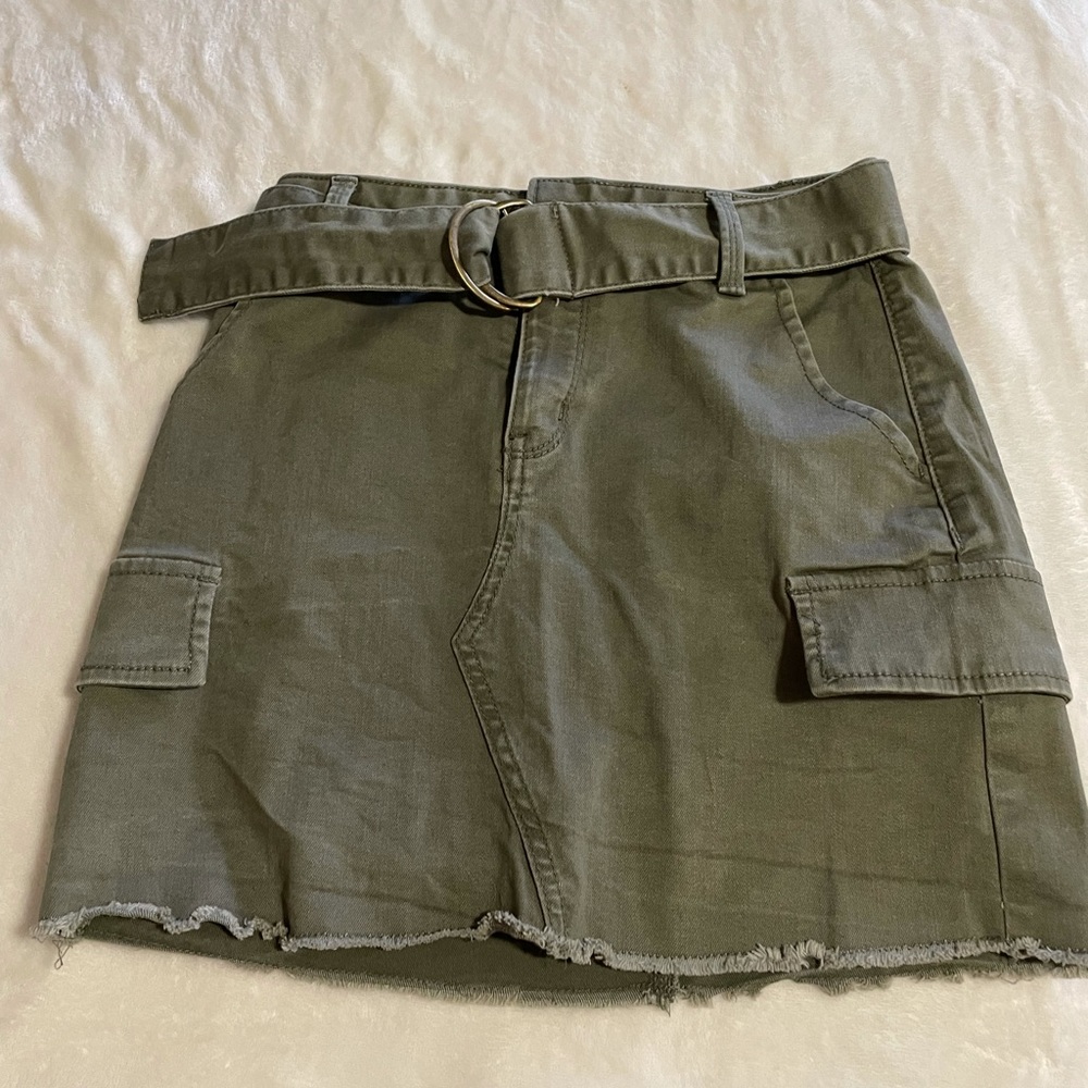 Olive Green Skirt